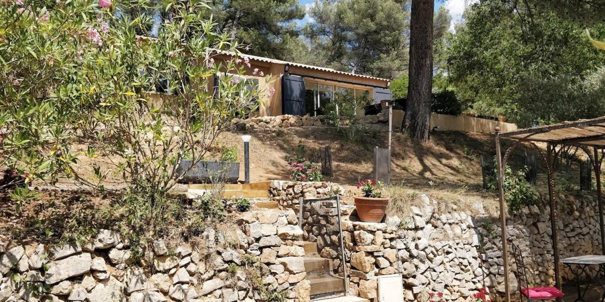 Villa CIGALONS en pleine pinède + PISCINE chauffée Auriol Esterno foto